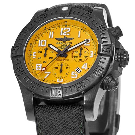 Breitling Avenger Hurricane 45 Cobra Yellow Men's Watch 